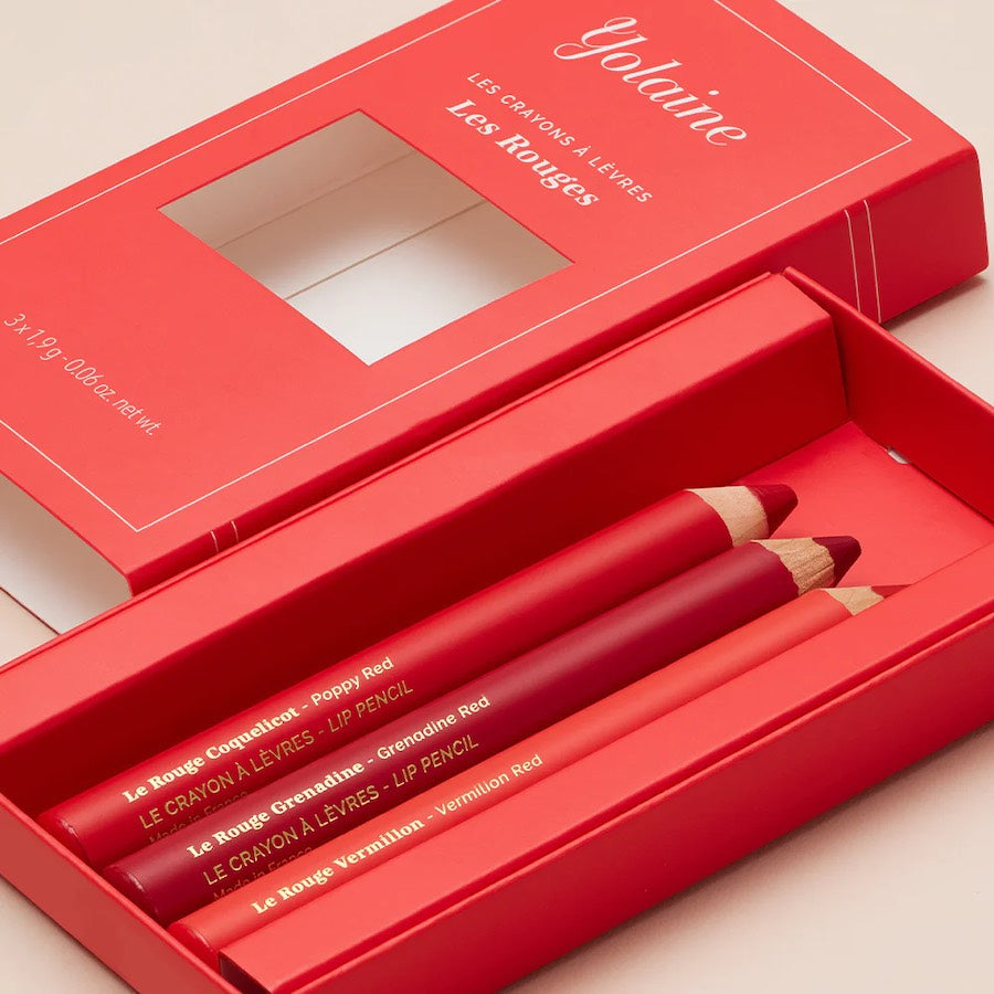 Yolaine Lip Pencils Palette - The Red