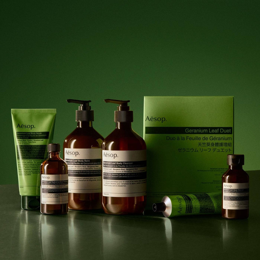 Aesop Geranium Leaf Body Products