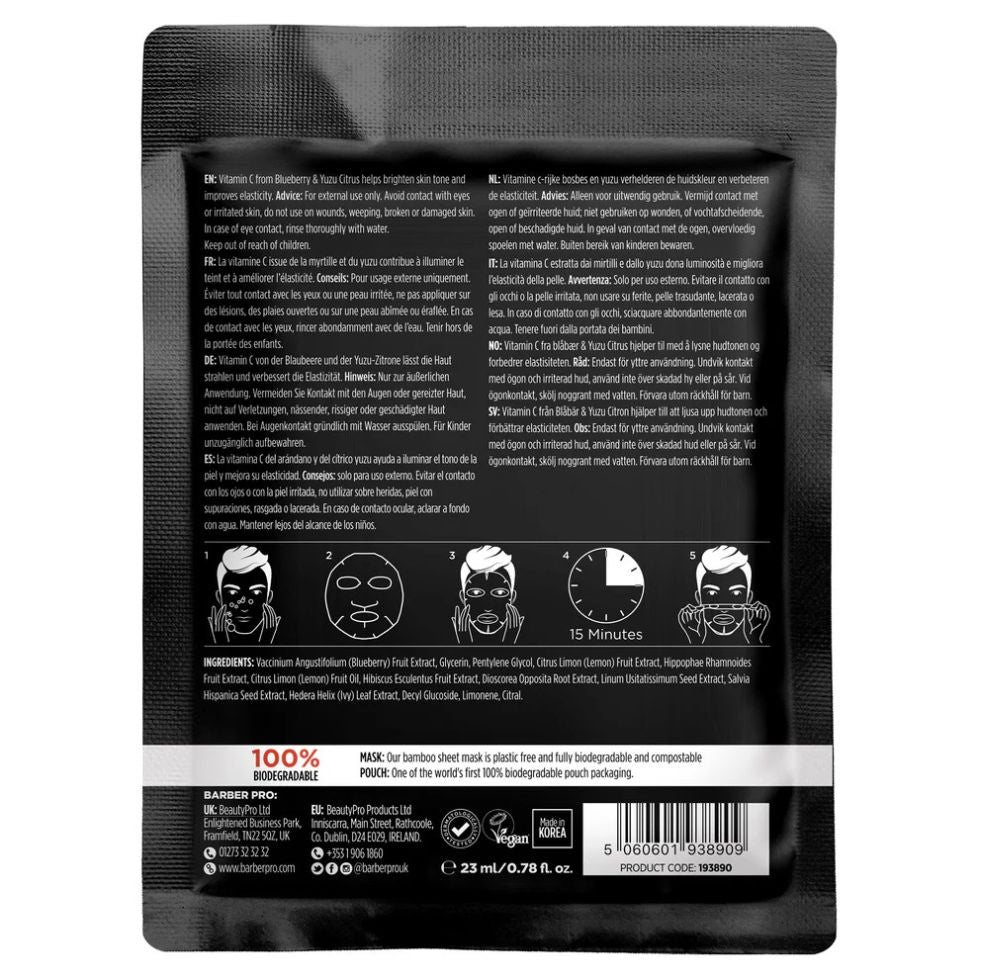 Barber Pro Anti-Ageing Face Sheet Mask