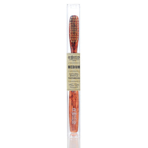 C.O. Bigelow Natural Bristle Toothbrush - Tortoise Effect - Medium