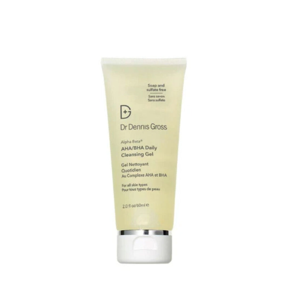 Dr. Dennis Gross AHA/BHA Daily Cleansing Gel 60ml Travel Size tube