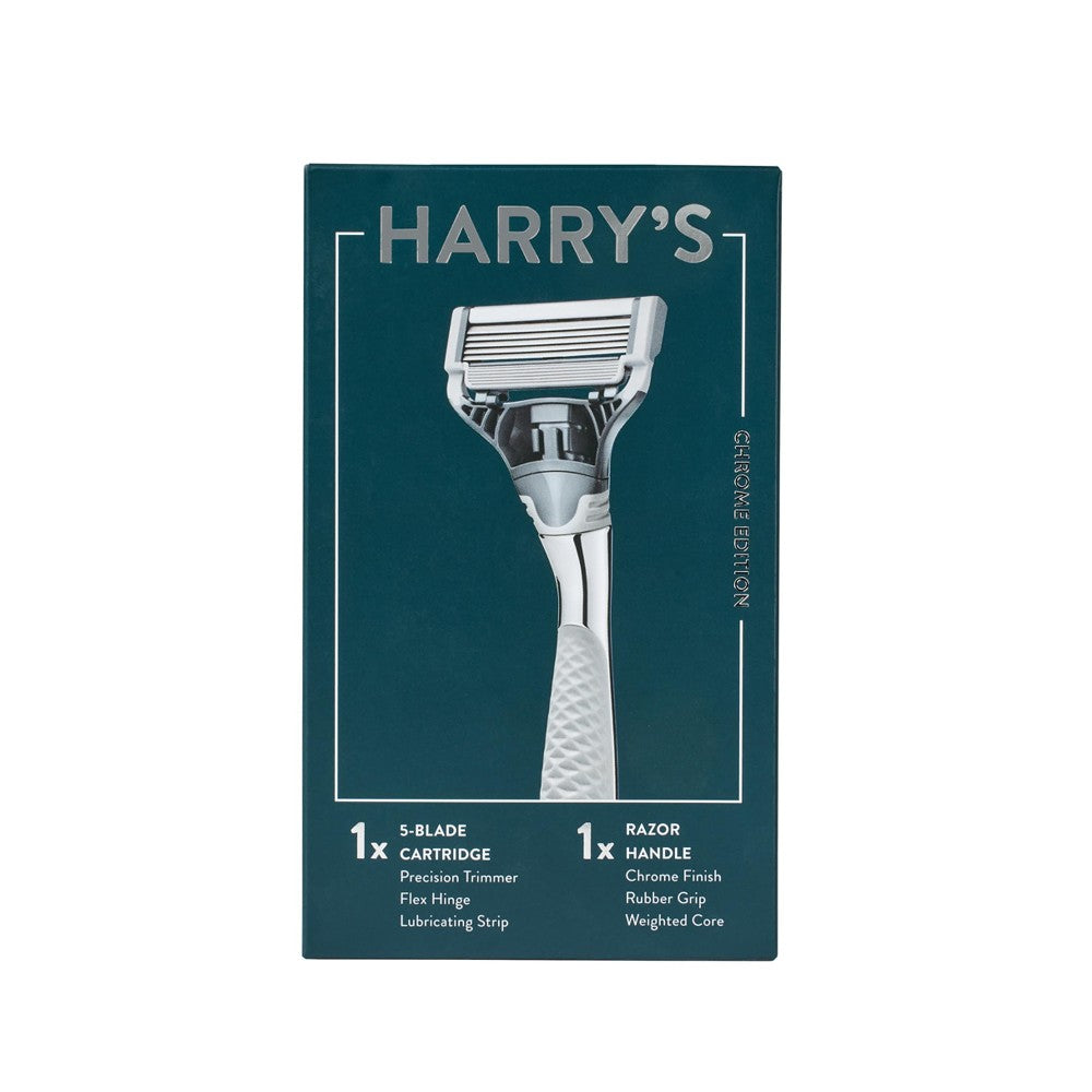 Harry's Razorblade Types Harrys Men's Chrome Edition Razor and Blade