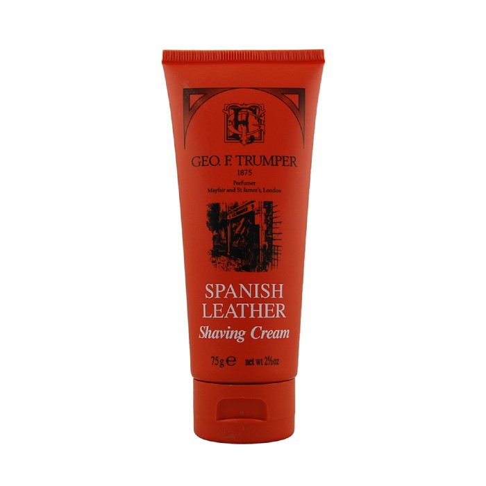 F Spanish Leather Shaving Tube