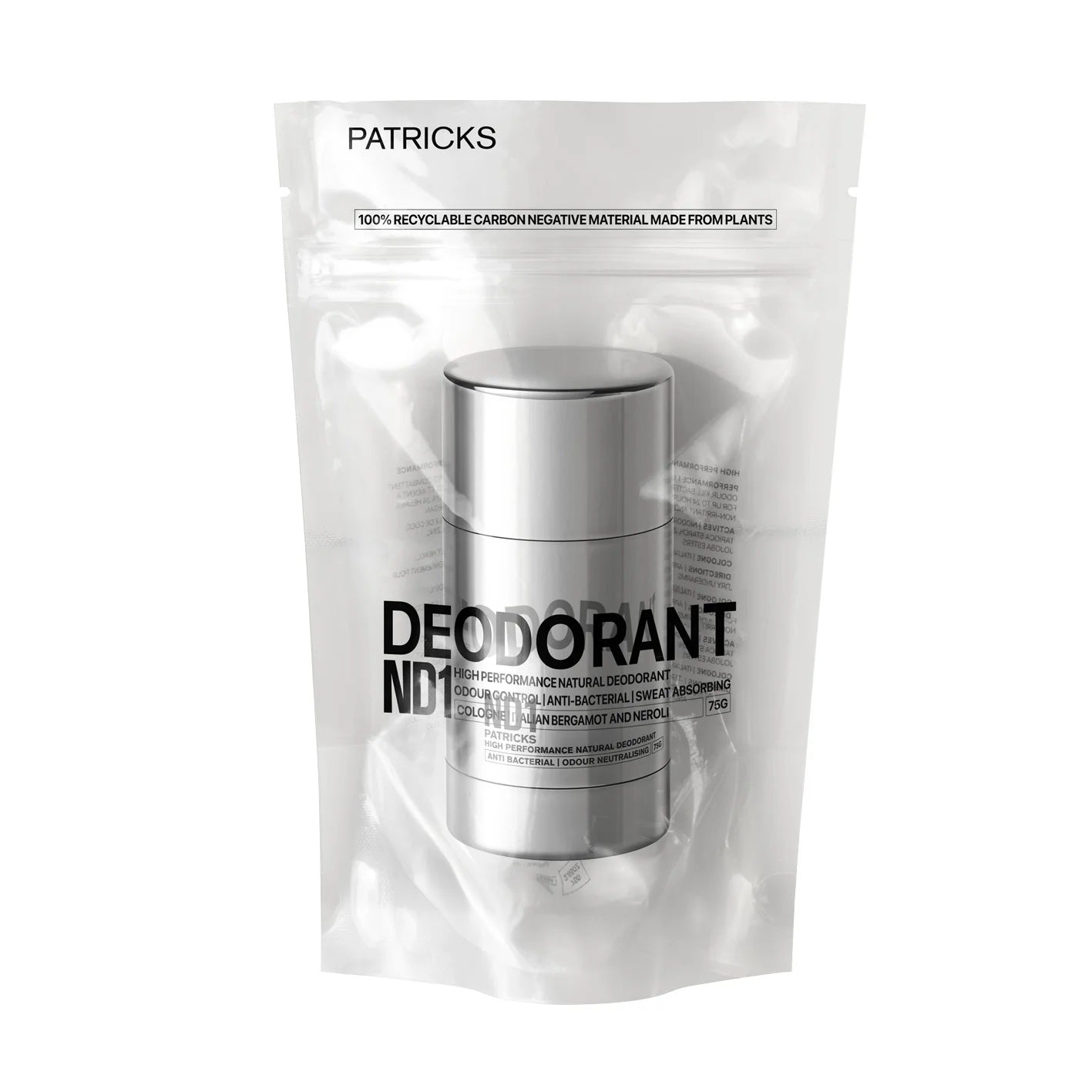 Patricks ND1 Natural Deodorant