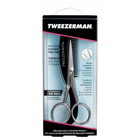Tweezerman Moustache Scissors & Comb
