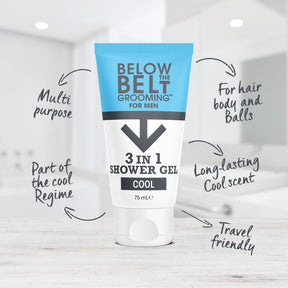 Below The Belt 3-in-1 Shower Gel - Cool