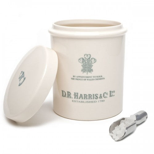 D R Harris Arlington Bath Salts & Ceramic Jar