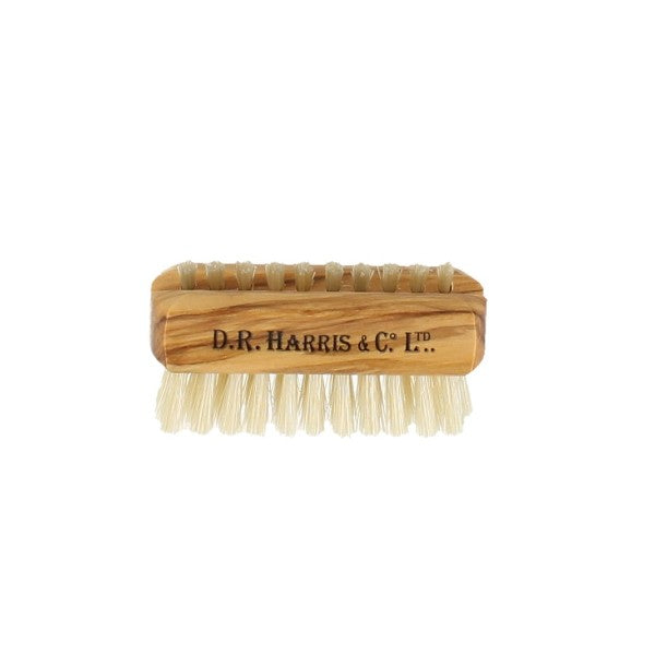 D R Harris Olive Wood Nail Brush - Small