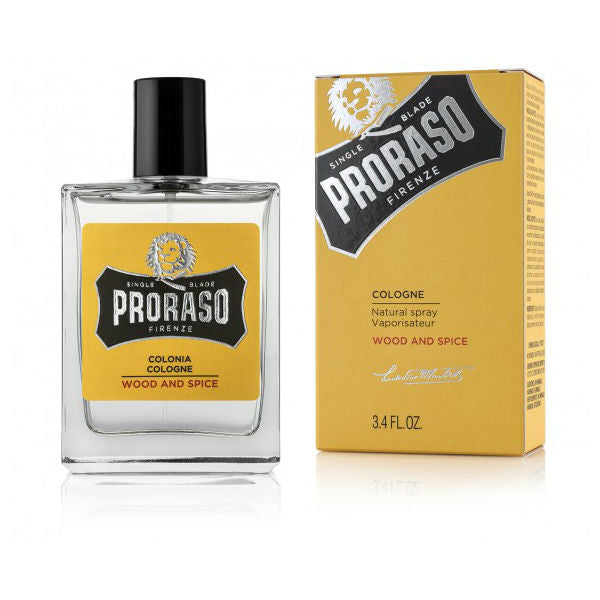 Proraso Natural Spray Cologne Wood and Spice (100ml)