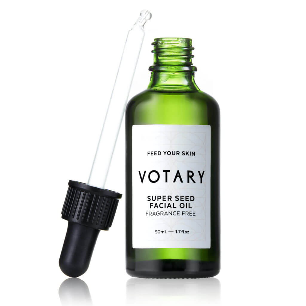 VOTARY Super Seed Facial Oil - open